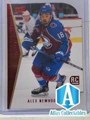 Alex Newhook Red 2021-22 Upper Deck 1994-95 Rookie Die-Cuts #RDT-4
